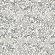 Peony in Indigo