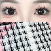 100-Strand Anime Lashes, Single Strand DIY, Korean Style, Fine Black, Natural, Dynamic, Curled, 10-13mm, Reusable For Beginners - AliExpress 66