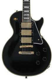 Epiphone 1957 Les Paul Custom Reissue Electric Guitar - Ebony, Sweetwater Exclusive
