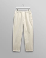 Kurt - Off White Heavyweight Organic Cotton Trousers
