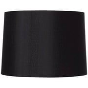 Springcrest Reba Black Faux Silk Tapered Drum Shade 13x14x10 (Spider)