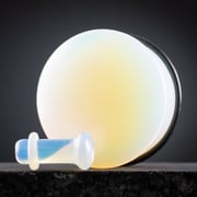 Opalite Single Flare Plugs (Opalized Glass)