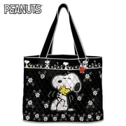 PEANUTS "Happiness Is Friendship" Tote Bag With Snoopy Charm