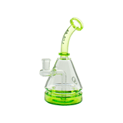 MAV Glass Pyramid 8" Stable Bong with 2 Hole Diffuser & 14MM Female Joint