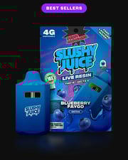 Blueberry Faygo Slushy Juice 4G THC-P Vape