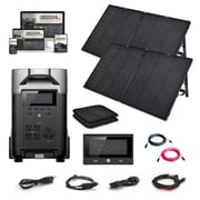 EcoFlow DELTA PRO 120V Solar Kits - 3,600Wh / 3,600W Portable Power Station + Choose Your Custom Bundle Option | Complete Solar Kit | 5-Year Warranty