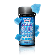 THC-A Live Badder Gummies: Sour Blue Raspberry Looper: Award Winning Cannabinoids