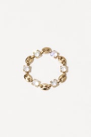 Linked in Love Chain Ring