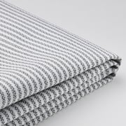 ROCKSJÖN Funda para sofá de 2 plazas - Klovsta gris/blanco