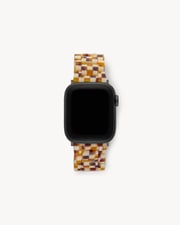Apple Watch Band in Tortoise Checker
