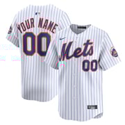 Men's New York Mets Nike White Home Limited Custom Jersey