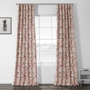 Sonoma Cabernet Paisley Printed Faux Linen Room Darkening Curtain