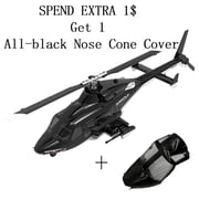 WOLFBUSH AW-911 Airwolf 1/34 Scale RC Helicopter Smart GPS 2.4G 9CH 6G/3D Stunt RC Airplane