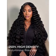 HD 13x6 Lace Frontal Wigs Loose Deep Wave 250% Full Density 
