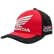 Honda HRC/Progressive TrueTimber Red and Black Stretch Fit Cap - White Logo