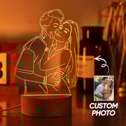Custom 3D Photo Lamp Led for Bedroom, Personalized Night Light Gift for Lovers