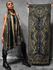 PRE-ORDER SHIPS 10/14 ✦ PROTECTED BY INTENT ✦ GOLD ✦ FESTIVAL SHAWL