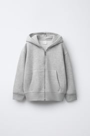 BASIC ZIP SWEATSHIRT