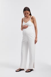 Hayman Rib Jumpsuit (Ivory)