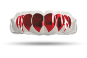 Chrome Red Fangs (Clear)