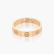 Cartier 18k Rose Gold Love Ring Size 52