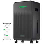 AeroDrain D12 Intelligent Environmental Dehumidifier, up to 12L/day, 2L Water Tank, with Temperature & Humidity Sensor Probe