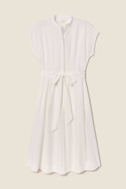 James Dress White Poplin