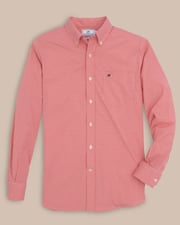 Georgia Bulldogs Gingham Button Down Shirt