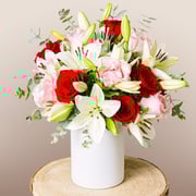 Always Near: Roses and Lilies