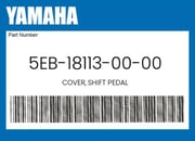 COVER, SHIFT PEDAL