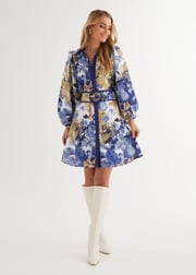 Tavana Dress - Navy Chateau