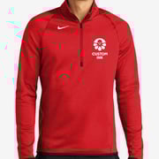 Nike Club Swoosh Sleeve Quarter Zip Sweatshirt