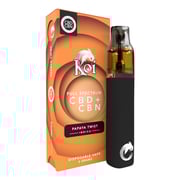 Koi Full Spectrum CBD + CBN Disposable Vape Bar (2 Gram) - Papaya Twist (Indica)