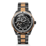 Koa Gunmetal Rugged Automatic 44mm