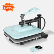 [Special Price] HTVRONT Manual Heat Press Machine 15" x 15" 110V - (2 Colors)