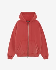 SUN FADE POCKET ZIPPED HOODIE