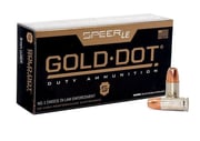 Speer Gold Dot 9mm Luger 124 Grain Hollow Point