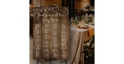 Wood & Lights 128 Guest Alphabetical Seating Chart Foam Board