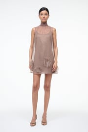 ALBEE MINI DRESS | TRUFFLE