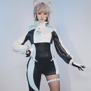 Genshin Impact Lynette Racing Suit Cosplay Costume