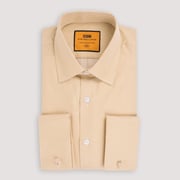 The Dakota | Classic Collar | French Cuff | French Placket | Maple Brown