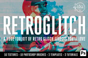 RetroGlitch | Photoshop Glitch Bundle
