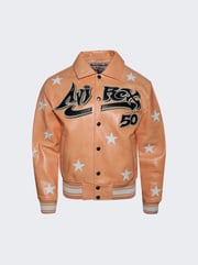 Avirex A2 Leather Jacket Orange