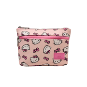 Hello Kitty®️ Double Zipper Makeup Pouch