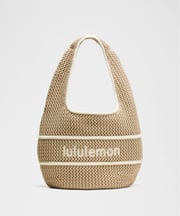 Cotton Crochet Shoulder Bag 7L