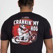 Cranking My Hog T-Shirt - Black