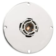3.5" Watermelon Lens Stainless Steel Twist-On 1156 Bulb Socket Holder