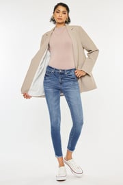 Landon Mid Rise Ankle Skinny Jeans