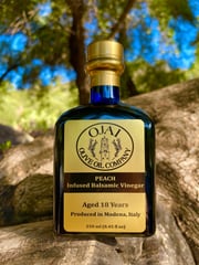 Peach Infused White Balsamic Vinegar