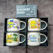 Starbucks Disney World Discovery Series Mugs 4 Parks